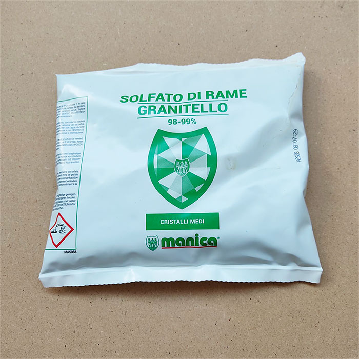 Solfato di rame - Chartars