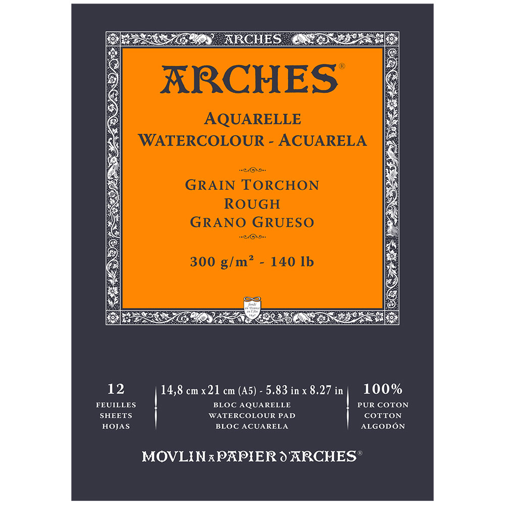 Album per acquerello Arches (incollato un lato) - Chartars