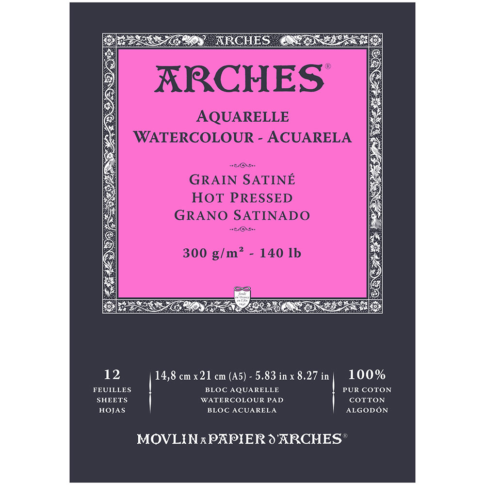 Album per acquerello Arches (incollato un lato)